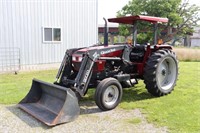 1999 Case IH C70 2WD Tractor with Quicke Loader