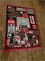 Large Coca Cola Blanket