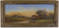 CHANDLER RURAL HOMESTEAD PASTEL DRAWING