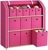 Multi-Bin Storage Unit Organizer with Storage Bins