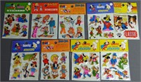 1980's Puffy 3-D Stickers- Richie Rich, Underdog