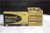 4 Boxes - 12 Gauge Imperial 2 ¾" Buck Shot,