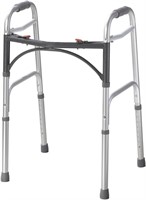 Drive Medical 10200-1 Folding Walker, Silver