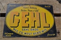 GEHL Bros Sign 14" x 20" (metal)