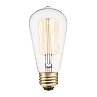 ST19 Incandescent, Dimmable Light Bulb,) 3 Pack