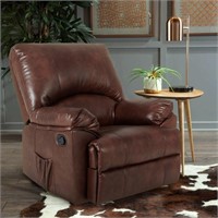 Modern Faux Leather Massage Recliner Chair