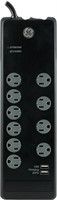 Surge Protector with 10 Outlets and 2 USB Ports