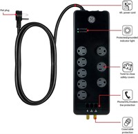 GE Pro 8-Outlet Surge Protector