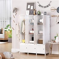 Portable Wardrobe for Hanging Clothes, Cabine