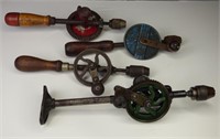 Antique Hand Tools- Hand Cranking Drills