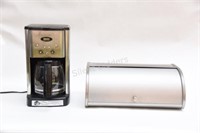 Cuisonart Coffee Maker & Fold Down Bread Holder