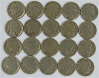 20 Buffalo Nickel US Coins