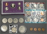 US Proof & Mint Coin Sets & Kennedy Half Dollaer C