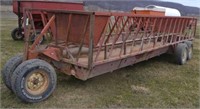 H&S Feed Wagon 2 axcel approximately 23'