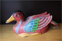 Chinese Hand Painted Decorative Wood Duck