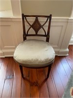 Cane Seat Chair with Cushion