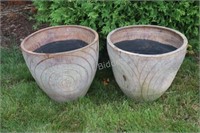 Plaster / Ceramic Large Decorative Planters