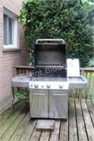 Weber GAS Stainless Genesis BBQ with Side Burner