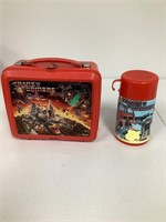 1986 Aladdin Transfomers Lunchbox w/ Thermos