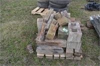 Skid of assorted blocks