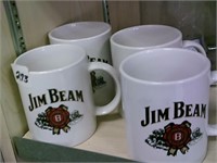 4 Jim Beam Mugs