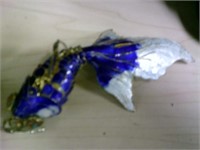 Articulated Oriental Brass Painted Koi Fish