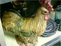 15"  Rooster & 16" Wood Tray