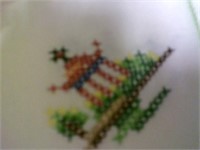Oriental Embroidery & 3 Parasols