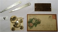 S.M. Jones memorabilia- 2 letter openers,