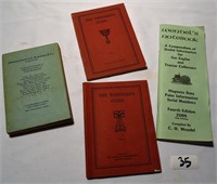 4 Books- Wendel's Notebook, (2) Thresher's Guides,