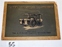 Baker Threshing Machinery catalog, The A.D. Baker