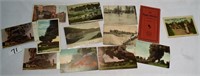 Asst postcards- dam Defiance OH; oil tank fires