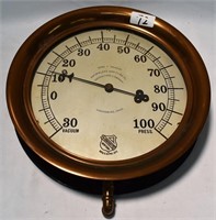 John C Neagley pressure gauge, 14.5" D