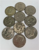 Post 1964 Kennedy Half Dollar Coins