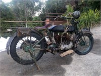 1924 AJS 799 cc D Model. Guide $22k to $26k