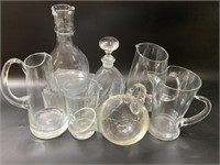 Decanter, Pitcher and Carafe Lot