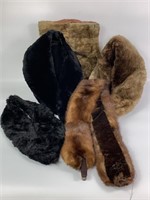 Vintage Fur Stoles and Muff