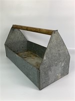 Galvanized Metal Tote