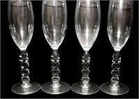 Four Champagne Glasses