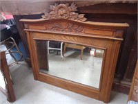 1900's Oak Mirror