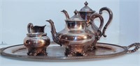 Vintage Silverplate Tea & Coffee Set
