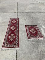 Two Matching Area Rugs