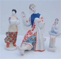 Vintage Russian Porcelain Figurines