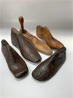 Vintage Wooden Shoe Forms and Stretchers