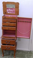 Jewelry Armoire & Contents