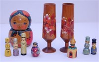Vintage Russian Wooden Items