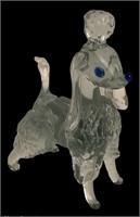 Blown Art Glass Poodle
