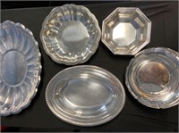 Lot of Silver Plated platers and bowls