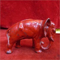 Antique cast iron Red Elephant.