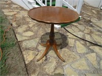 Vintage  round top side table